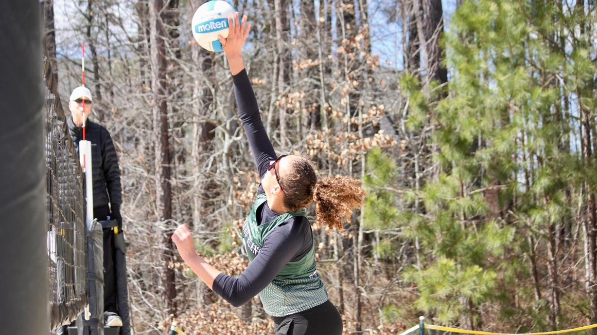 Beach Volleyball Sweeps Gaston Rhinos
