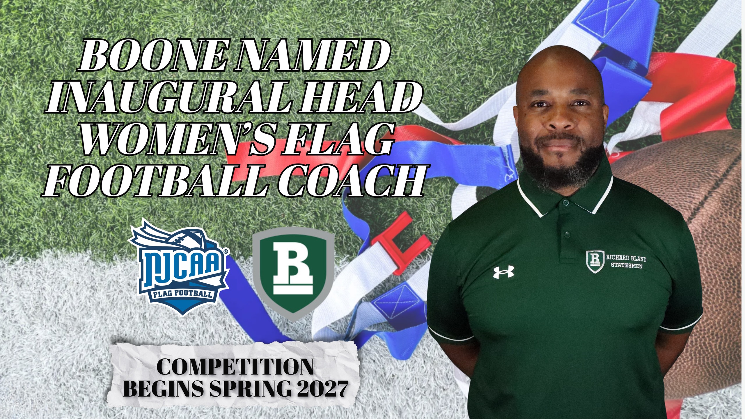 RBC Athletics Names Terence Boone Inaugural Women&rsquo;s Flag Football Head Coach