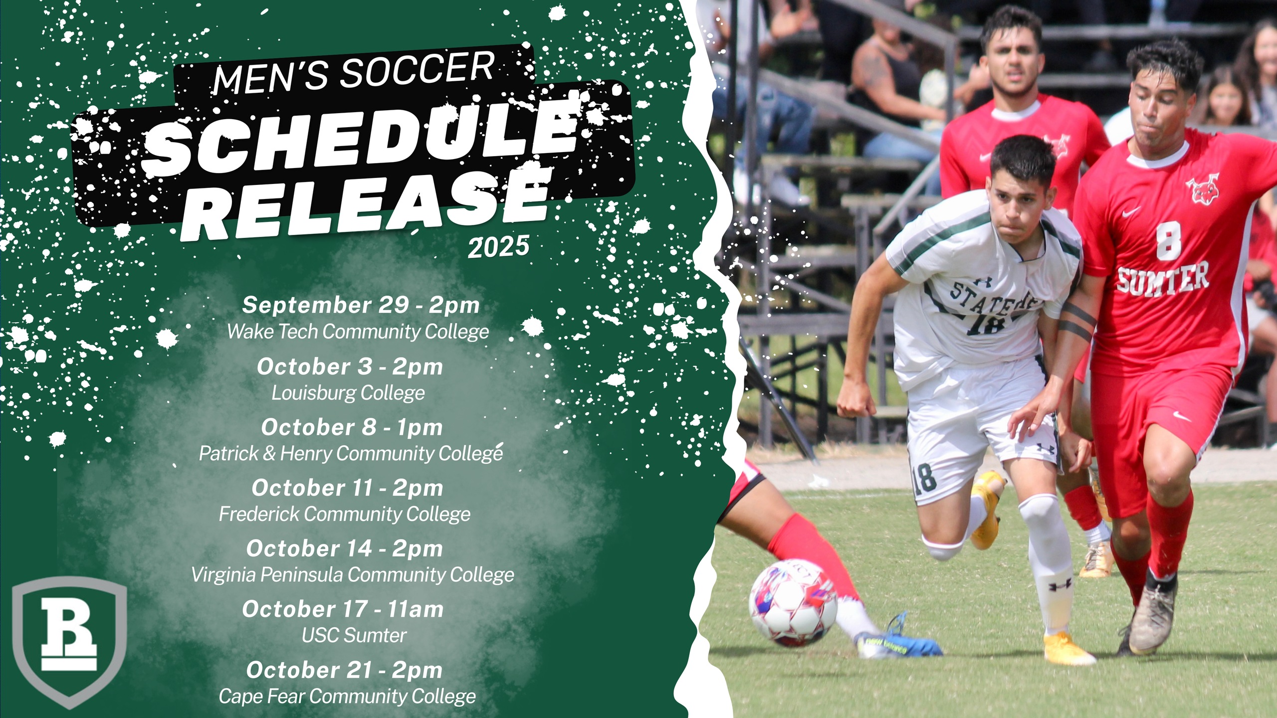Richard Bland Men&rsquo;s Soccer Unveils 2025 Schedule, Focused on Region 10 Run